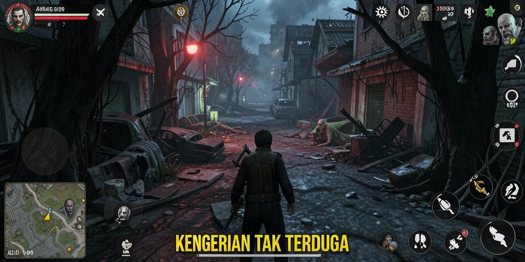 Tangkapan layar menyeramkan dari gameplay ADI99 yang mendebarkan.