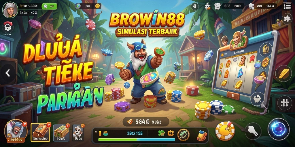 Tangkapan layar permainan <strong>BROWIN88</strong> menampilkan aksi mendebarkan dalam simulasi.