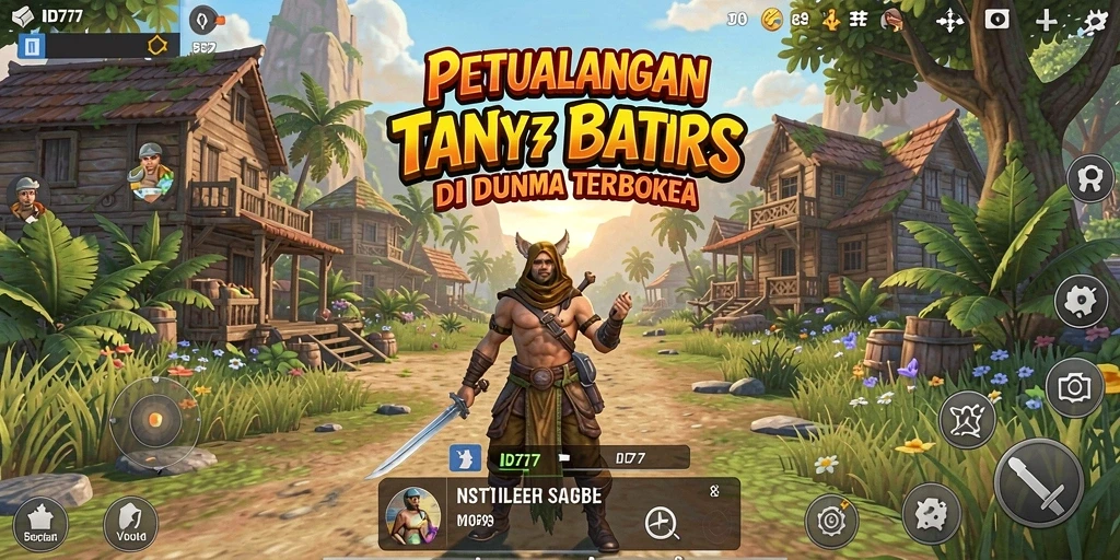 Tampilan gameplay ID777 yang menakjubkan di dunia terbuka.