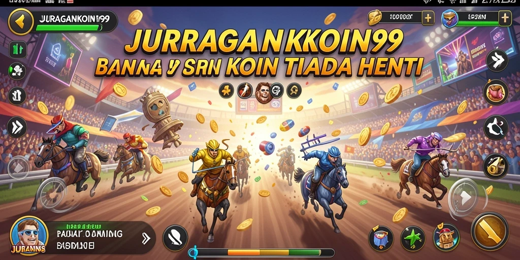 Tampilan balapan seru dari JURAGANKOIN99 dengan grafis menawan.