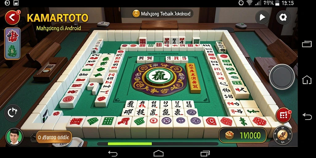 Tampilan gameplay <strong>KAMARTOTO</strong> dengan berbagai level Mahjong yang menantang.