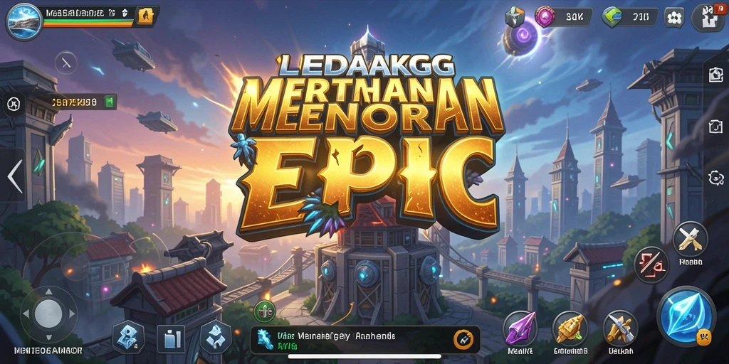 Tampilan gameplay LEDAKGG yang menampilkan strategi Tower Defense seru.
