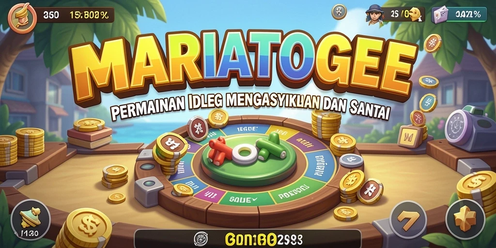 Tampilan gameplay MARIATOGEL yang menarik dan menghibur.