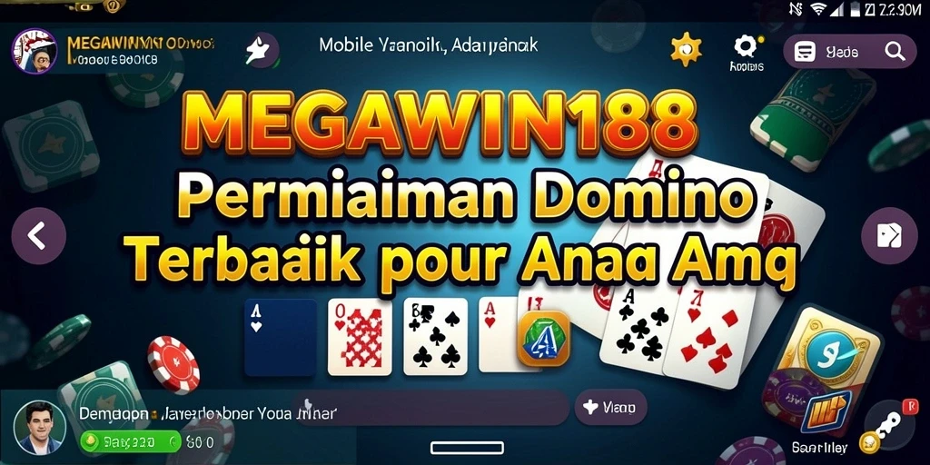 Screenshot gameplay MEGAWIN188 yang menampilkan aksi seru permainan Domino.