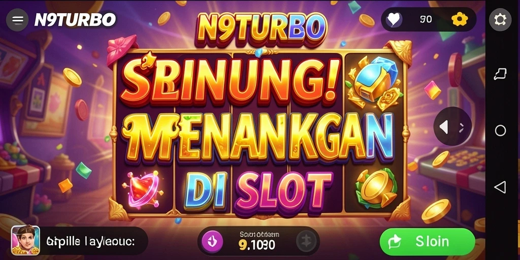 Tampilan gameplay N9TURBO yang mengasyikkan dengan banyak fitur slot.