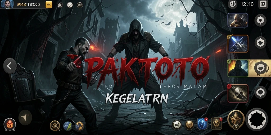 Menampilkan gameplay seram saat menjelajahi kegelapan di PAKTOTO.
