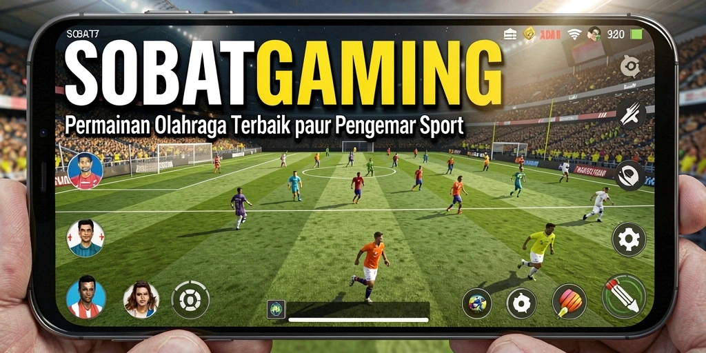Tampilan gameplay SOBATGAMING yang menarik dan dinamis dalam olahraga.