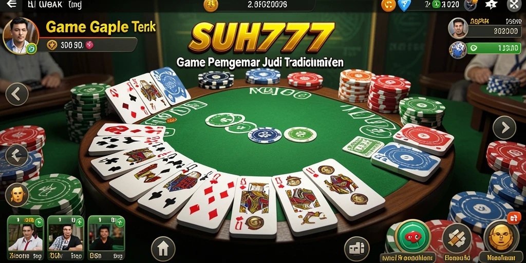 Tampilan menarik saat bermain Gaple di SUHU777.