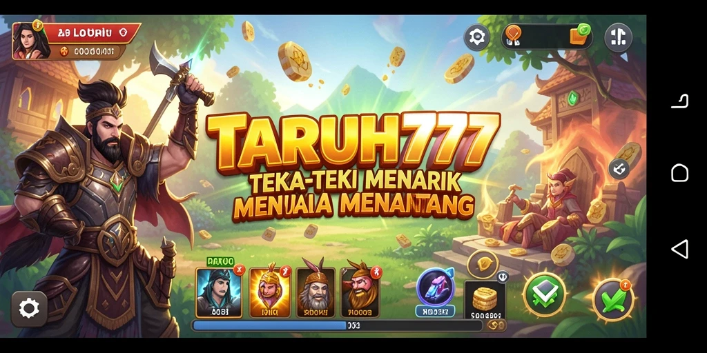 Tampilan menarik dan gameplay seru TARUH777 dalam menyusun teka-teki.