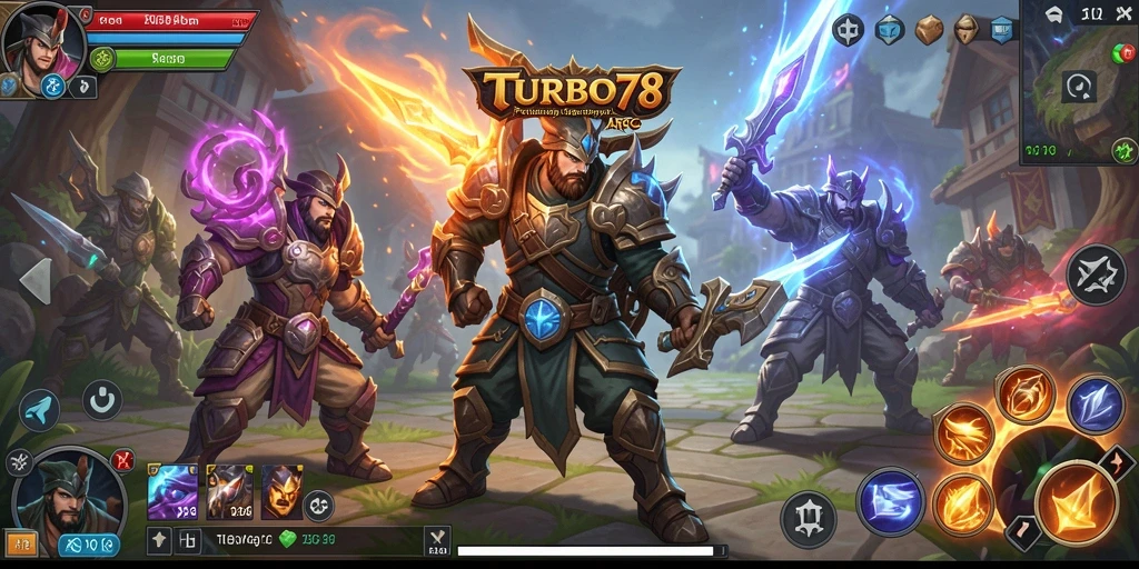 Tampilan gameplay <strong>TURBO78</strong> yang mendebarkan dan penuh aksi.